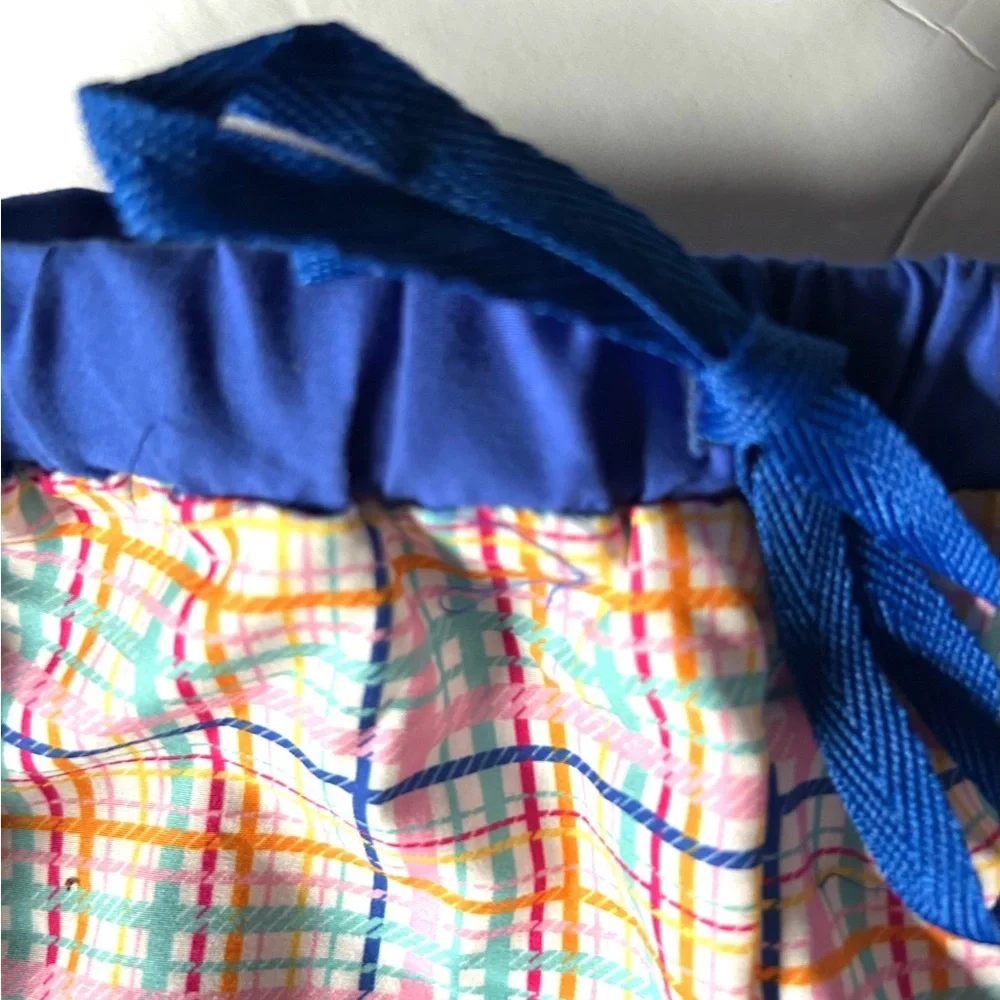 Plaid Dog Shorts Trunks XS